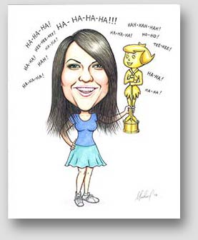 Gift Caricature by Michael Beickel