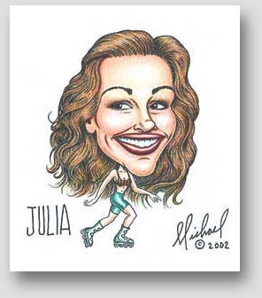 Celebrity Caricature by Michael Beickel